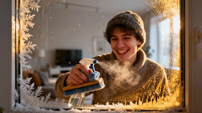 Vetri senza aloni anche d’inverno: il trucco che funziona davvero