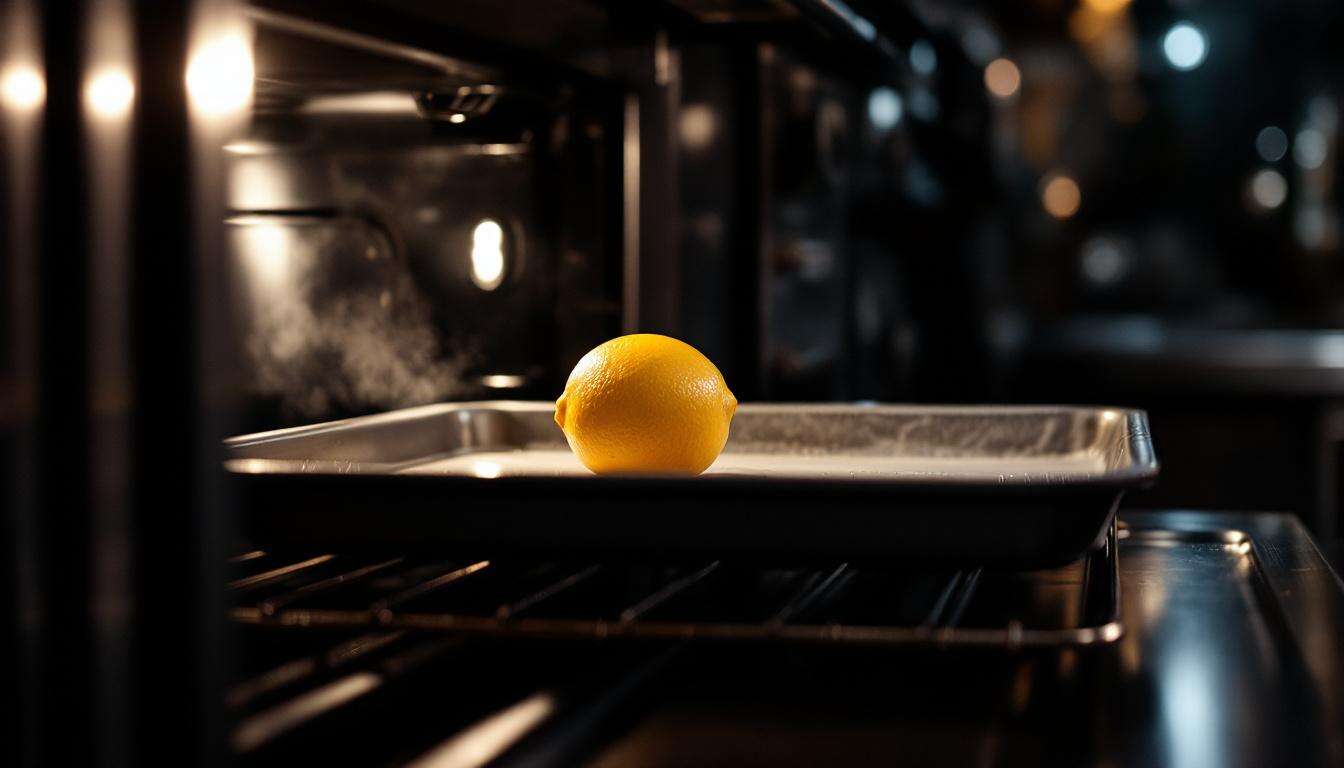 Cosa s쳭e se metti un limone tagliato nel forno spento per tutta la notte