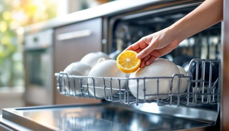 Metti uno spicchio di limone nel cestello della lavastoviglie: l'effetto brillante che non ti aspetti.
