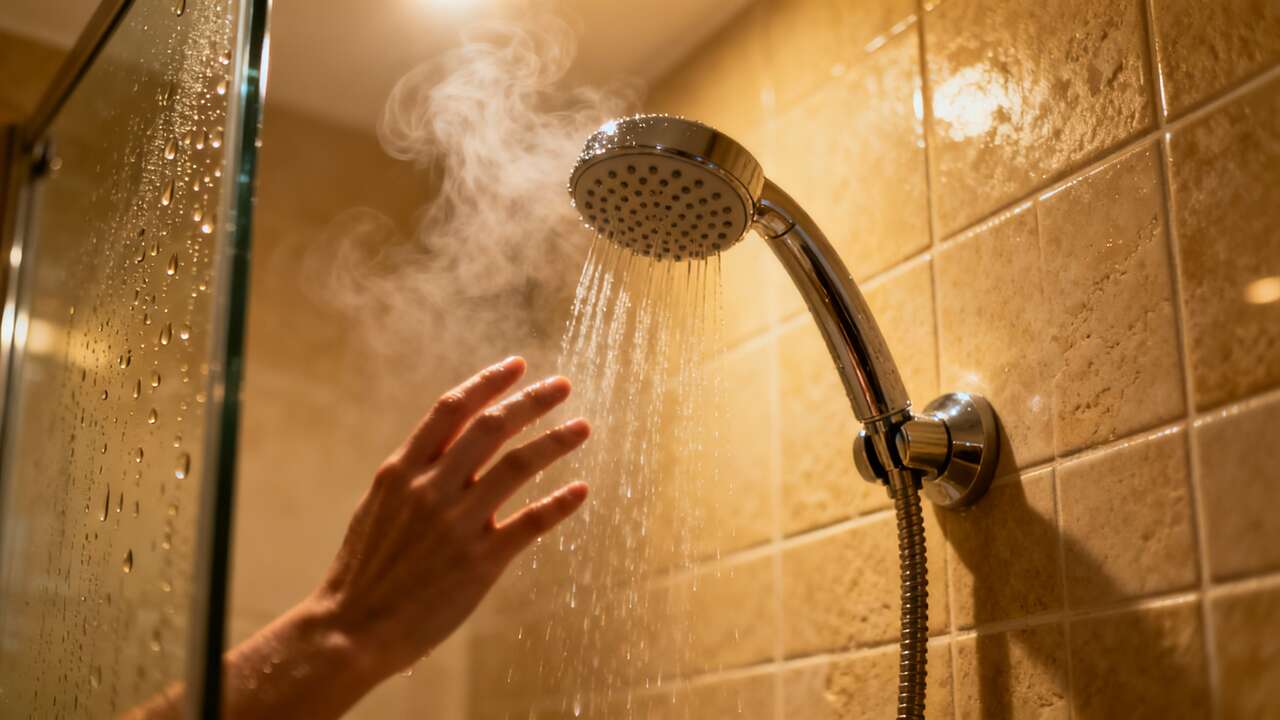 Doccia tra 25 e 40 gradi: perché favorisce la crescita di un batterio invisibile nel box doccia